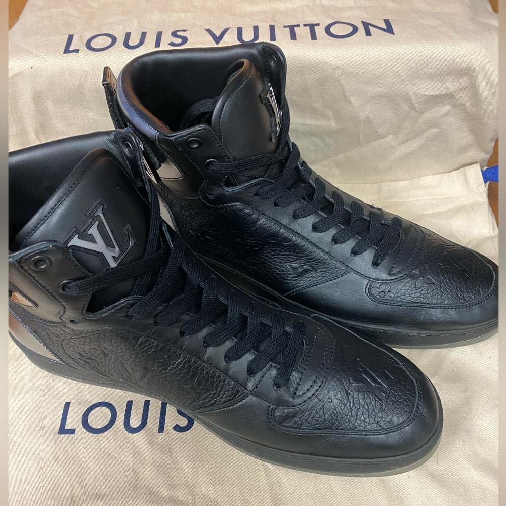 Louis Vuitton” Rivoli “high top sneaker boot - Picture 1 of 12